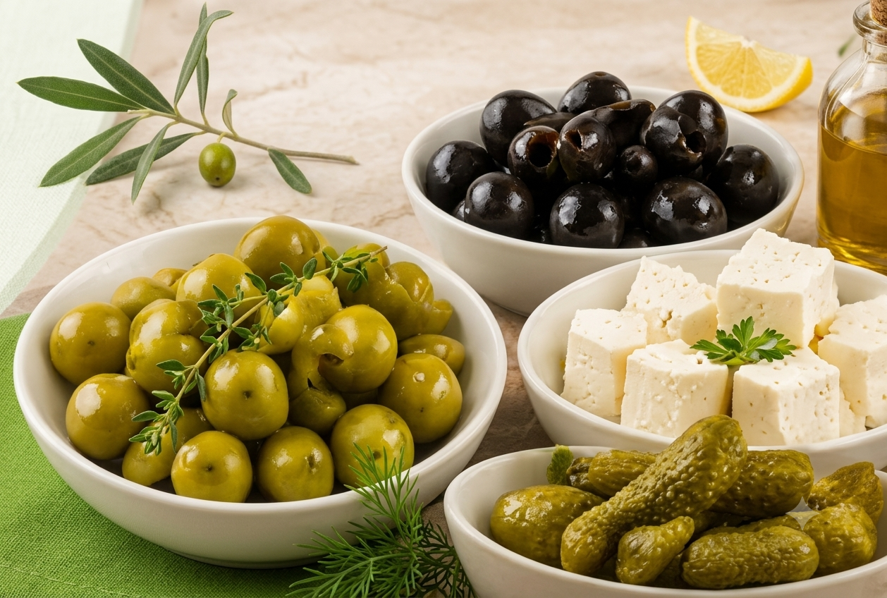 قسم الأجبان والمخللات